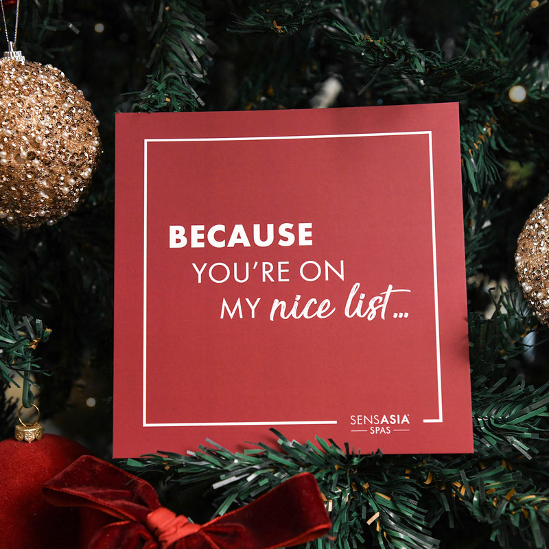 NICE LIST Holiday Gift Voucher