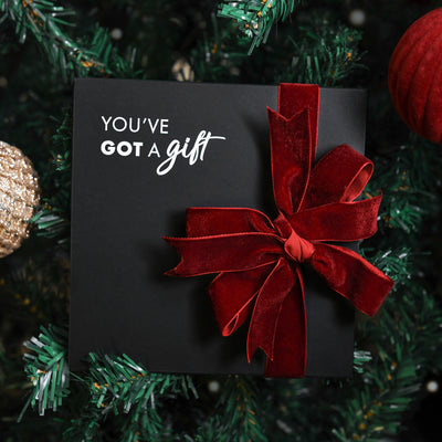 WRAPPED WITH LOVE JUST FOR YOU Holiday Gift Voucher