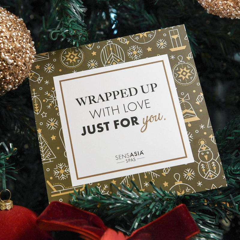 WRAPPED WITH LOVE JUST FOR YOU Holiday Gift Voucher